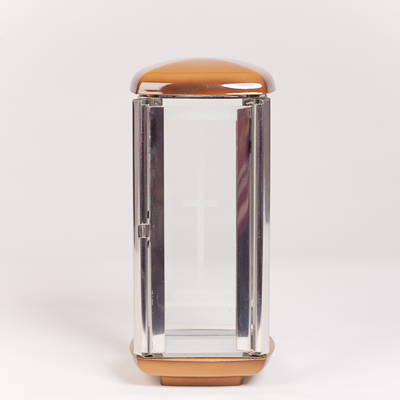 Náhrobní lampa Bronzo 22 x 10,5 cm