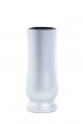 Náhrobní váza Silver 22 x 9 cm